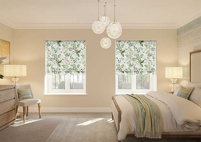 Iquitos, Lush Green - Twist&Fit Roman Blind - Image 8